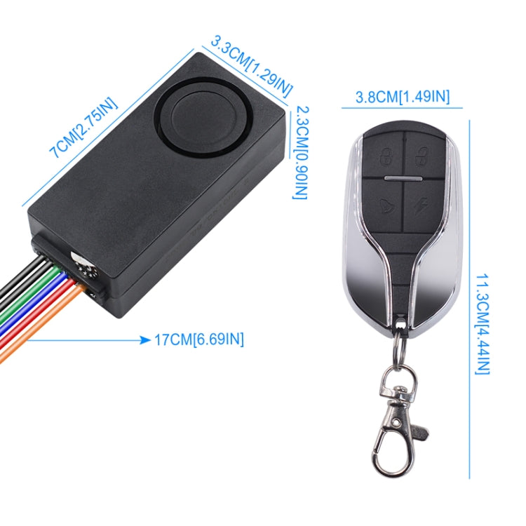 Electric Vehicle Anti-theft Remote Alarm Keyless Quick Vehicle Search - 48-72V