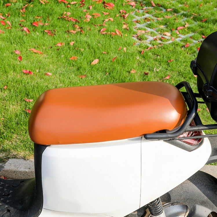 Electric Vehicle Universal Waterproof Sun Protection Seat Cover For All Seasons, Color: Light Brown
