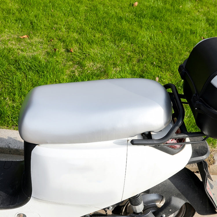 Electric Vehicle Universal Waterproof Sun Protection Seat Cover For All Seasons, Color: Silver
