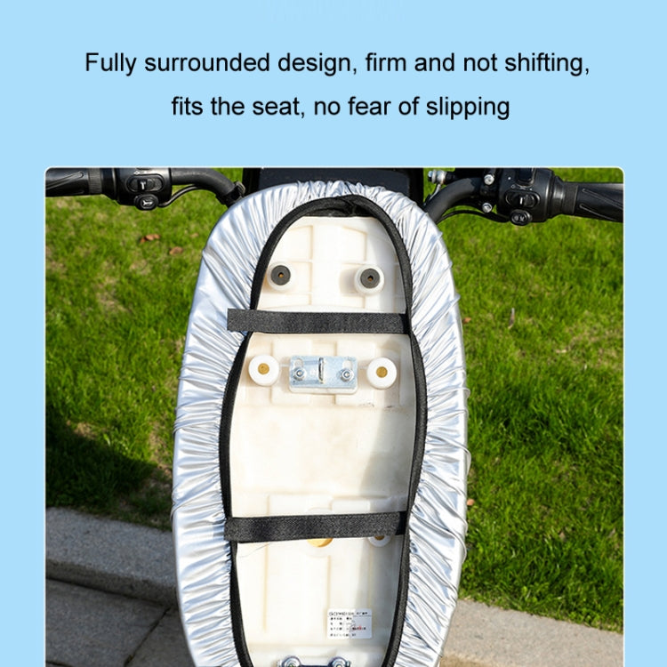 Electric Vehicle Universal Waterproof Sun Protection Seat Cover For All Seasons, Color: Light Brown