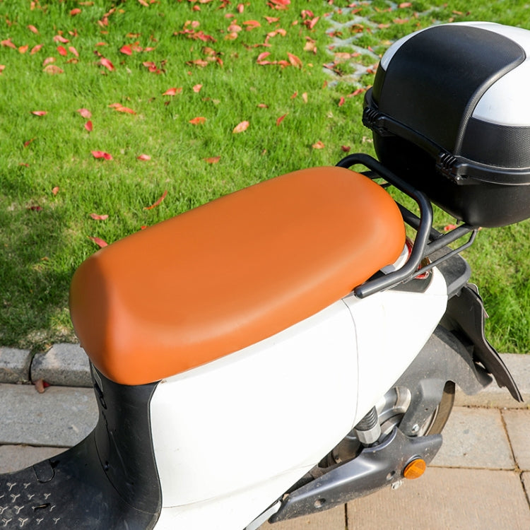 Electric Vehicle Universal Waterproof Sun Protection Seat Cover For All Seasons, Color: Light Brown