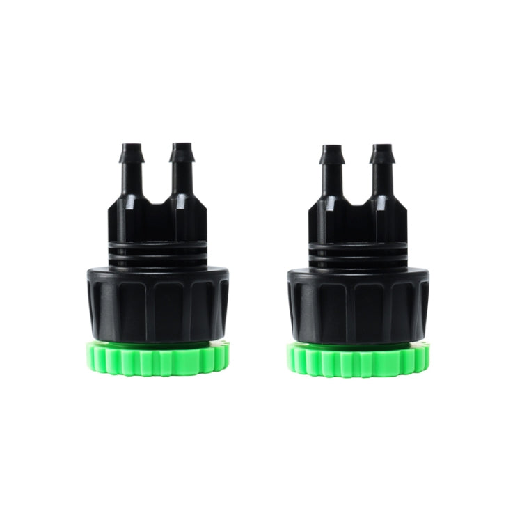 2pcs Faucet Four Point Six Point To 4/7 Pipe Fitting Garden Agriculture Micro Spray Irrigation Connector - AT048