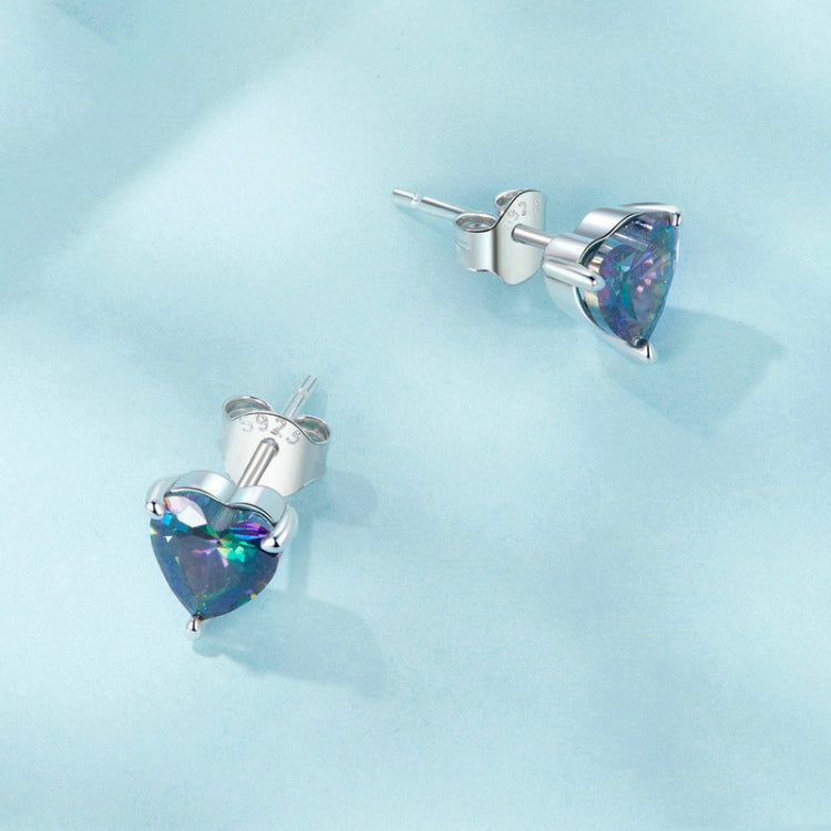 S925 Sterling Silver Retro Fantasy Love Sweet Cool Earrings - SCE1736