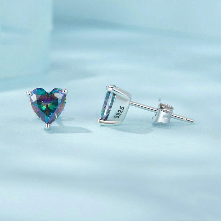 S925 Sterling Silver Retro Fantasy Love Sweet Cool Earrings - SCE1736