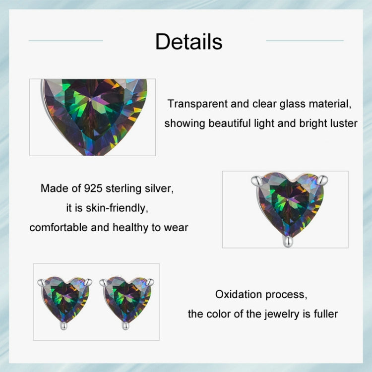 S925 Sterling Silver Retro Fantasy Love Sweet Cool Earrings - SCE1736