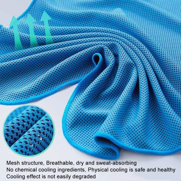 65x30cm U Shape Cold Feeling Hooded Towel Beach Camping Fitness Sun Protection Quick Drying Sports Cooling Headband