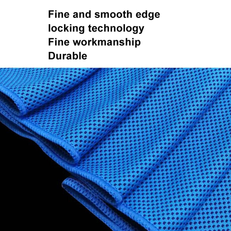 65x30cm U Shape Cold Feeling Hooded Towel Beach Camping Fitness Sun Protection Quick Drying Sports Cooling Headband