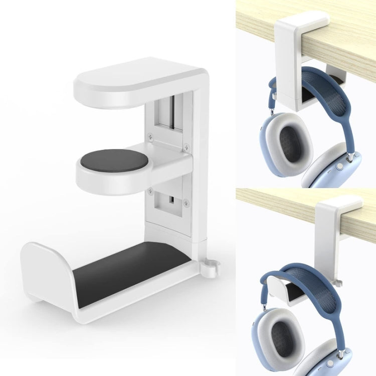 Deskside Clip 360 Degree Rotatable Headphone Holder