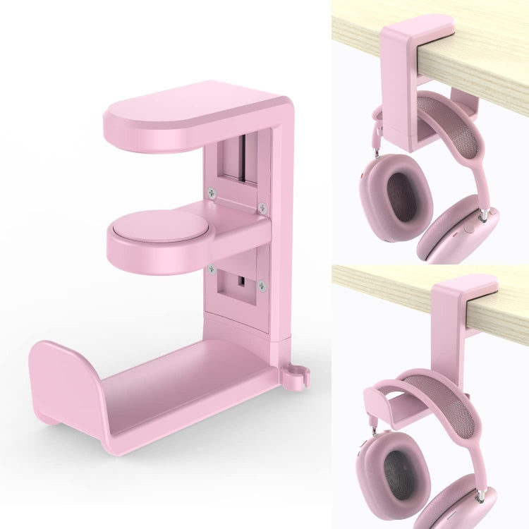 Deskside Clip 360 Degree Rotatable Headphone Holder