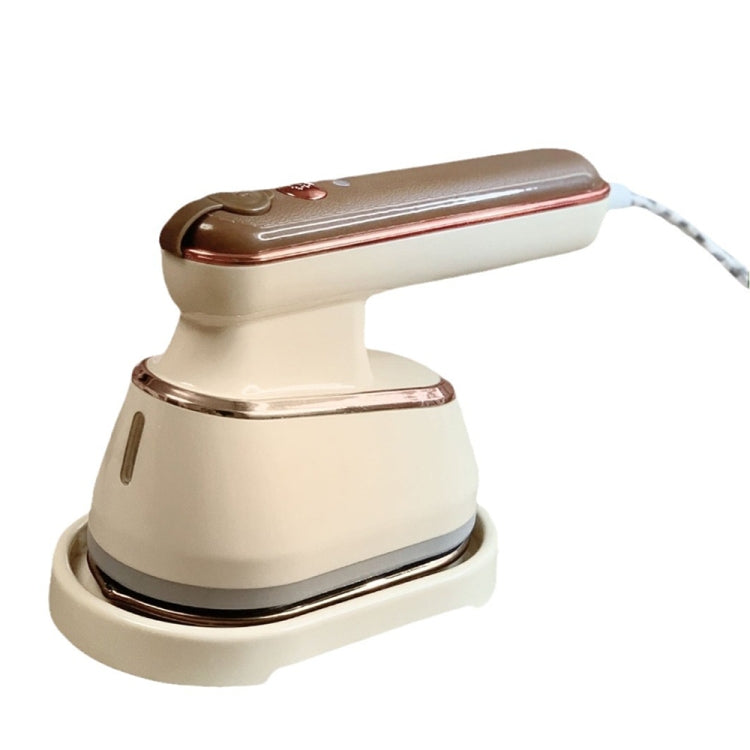 2-in-1 800W Handheld Household Wet and Dry Steam Iron Steam Hanging Iron, Spec: EU Plug - Yellow