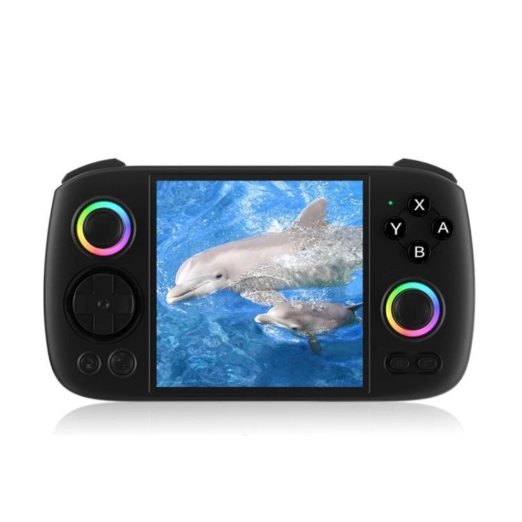 ANBERNIC RG Cube Retro Handheld Game Console With 3.95 Inch Screen T820 CPU Android 13 RGB Light 8+128G - Black