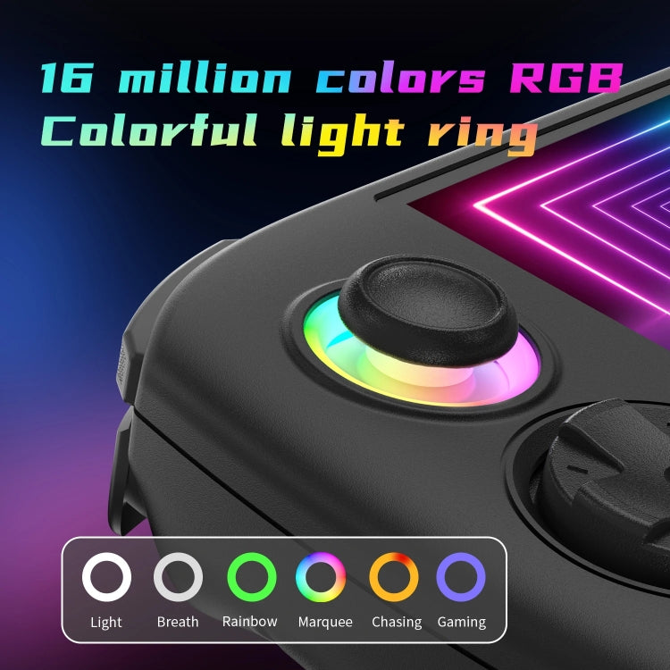 ANBERNIC RG Cube Retro Handheld Game Console With 3.95 Inch Screen T820 CPU Android 13 RGB Light 8+128G - Black