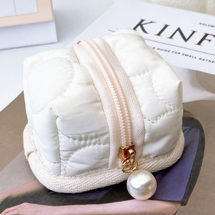 Little Tent Stereo Earphone Bag Coin Storage Bag - Beige