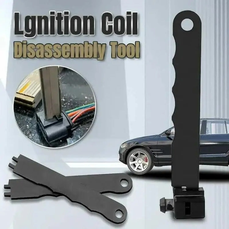 2pcs Ignition Coil Plug Removal Tool Snap Wrench - Black