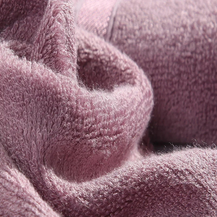 3pcs /Set Soft & Plush Towel Set Bamboo Fiber Cotton Bath Towel Washcloth For Bathroom - Camel