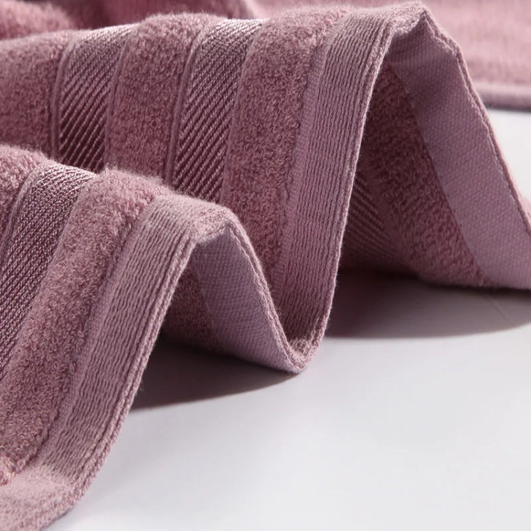 3pcs /Set Soft & Plush Towel Set Bamboo Fiber Cotton Bath Towel Washcloth For Bathroom - Camel