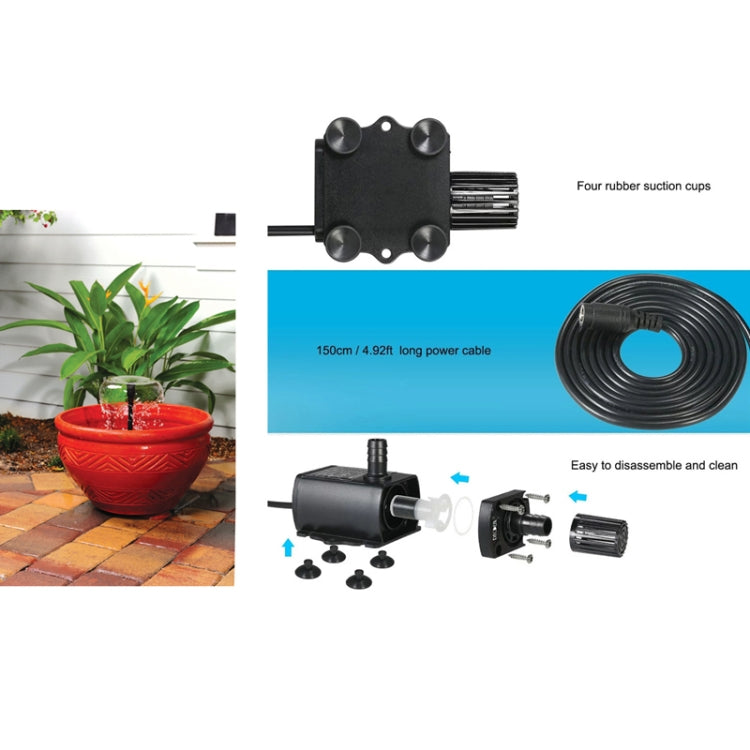 DC12V Micro Brushless Cold Water Circulating Fountain Water Pump, Model: QR50C