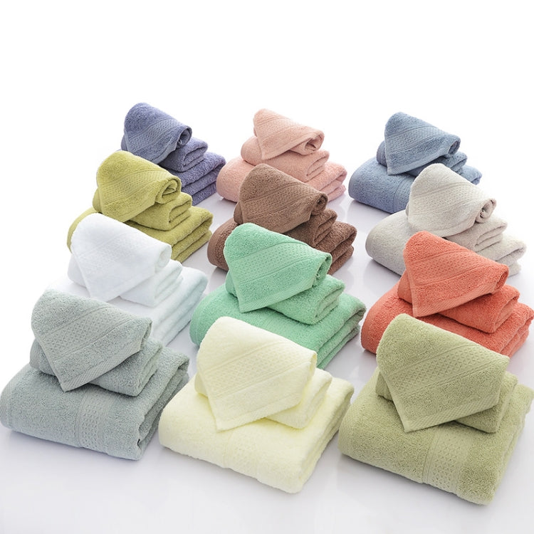 3pcs /Set Cotton Towel Set,  1 Bath Towel, 1 Hand Towel, 1 Face Towel for Bathroom Hotel
