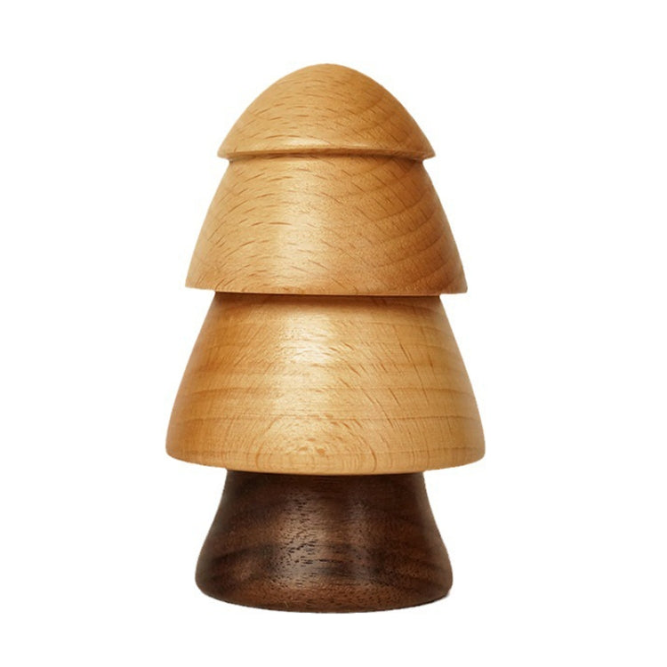 Solid Wooden Toothpick Holder Personalized Wooden Household Toothpick Can - Small Tree Shape