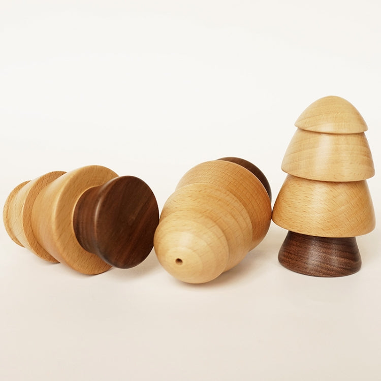 Solid Wooden Toothpick Holder Personalized Wooden Household Toothpick Can - Small Tree Shape