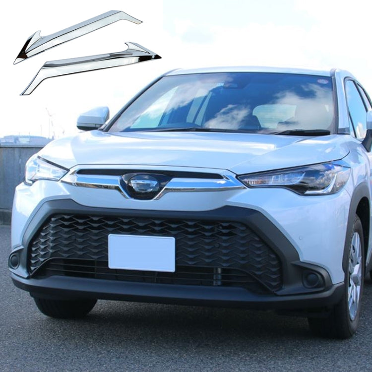 For Toyota 2022 Corolla CROSS Right-hand Drive Front Grille Decorative Bright Strip - For Japanese Version