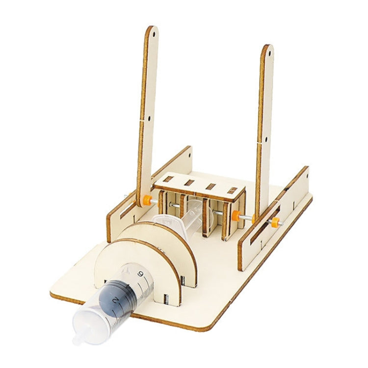Hydraulic Lifting Platform Crane Model DIY Technology Teaching Aids Children Homemade Assembly Toy