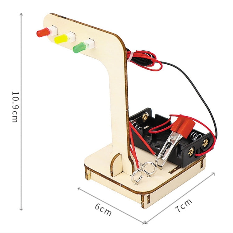 Traffic Signal Light Technology Small Production Traffic Light Physics Circuit Experiment Material Kit