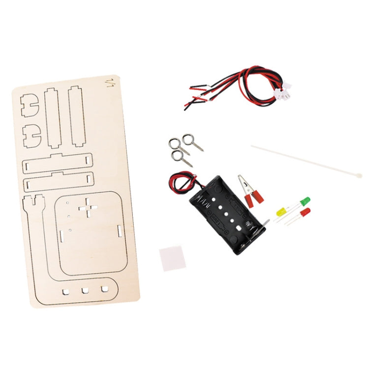 Traffic Signal Light Technology Small Production Traffic Light Physics Circuit Experiment Material Kit