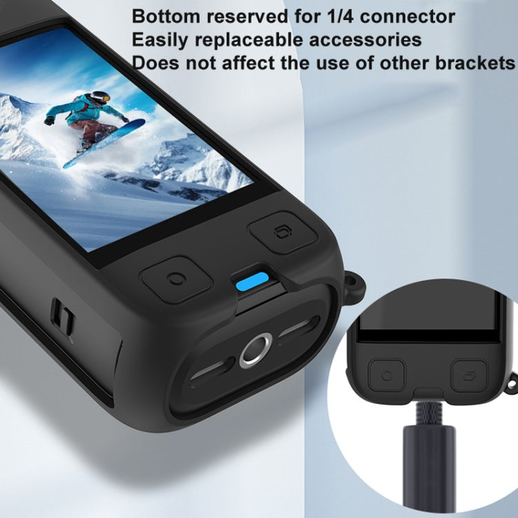 For Insta360 X4 CYNOVA OX4-JST-CY Body Silicone Case - Black