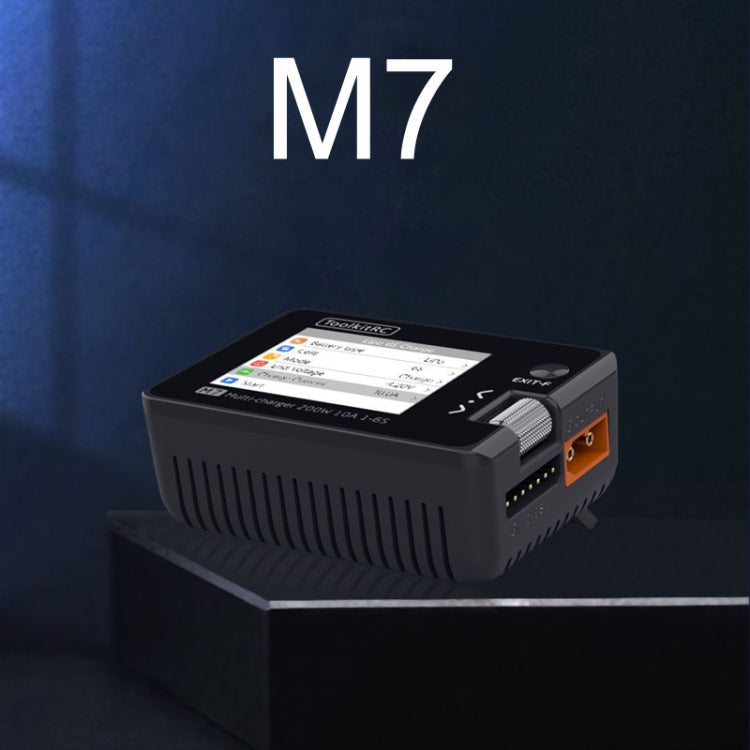 ToolkitRC M7 Boat Model Aviation Li-Po Battery Balance Charger - Black