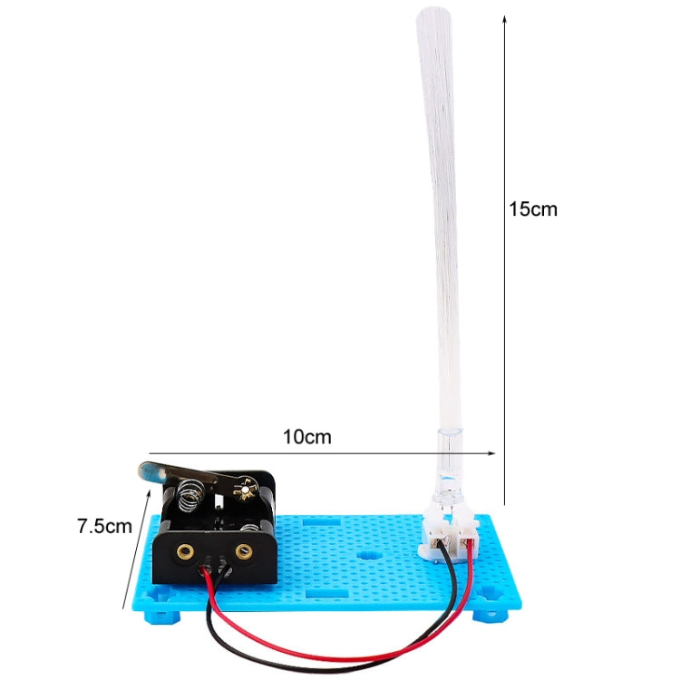 Colorful Fiber Optic Light Children Handmade Science Fun Invention DIY Assembly Model Material Kit