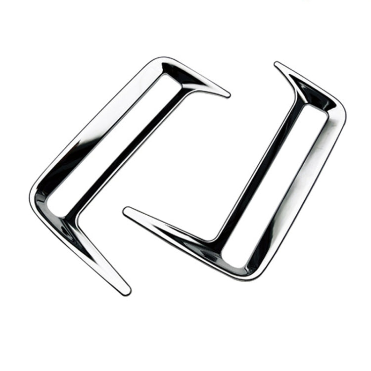 For 2024 Suzuki Spacia Custom Right-Hand Drive Rear Bumper Fog Lamp Trim Strip - Electroplating Mirror