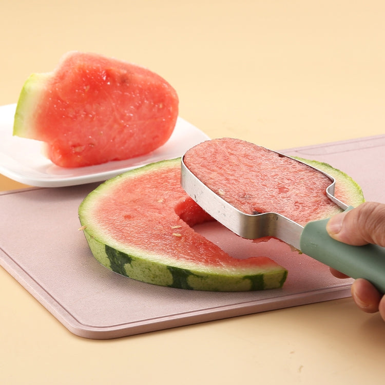 3-in-1 Watermelon Tools Stainless Steel Watermelon Popsicle Cutter Fruit Slicer Peeler Knife Fork