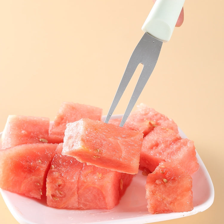 3-in-1 Watermelon Tools Stainless Steel Watermelon Popsicle Cutter Fruit Slicer Peeler Knife Fork