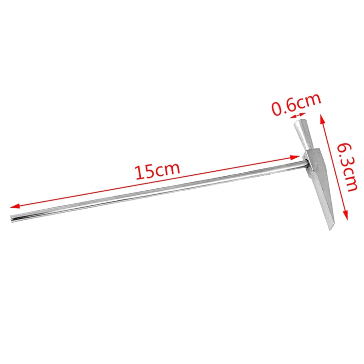 15cm Carimba Tuning Hammer Thumb Piano Mini Hammer - Silver