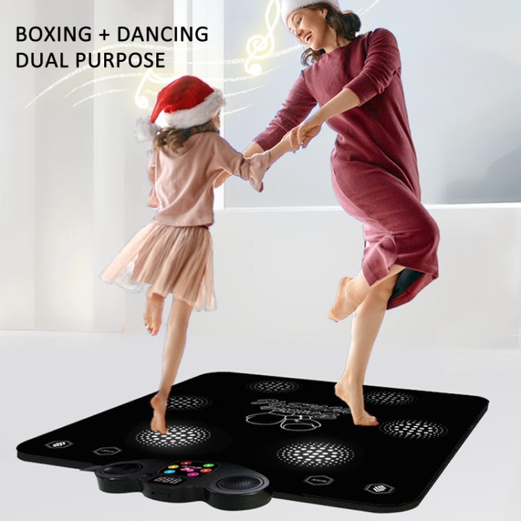 2 In 1 Bluetooth Music Boxing Dance Mat 6 Modes With Guidance Light For Adult and Children 60 x 70 x 6cm 60 x 70 x 6cm
