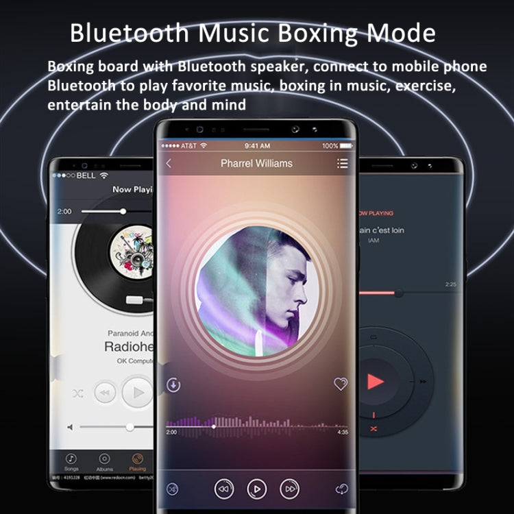 2 In 1 Bluetooth Music Boxing Dance Mat 6 Modes With Guidance Light For Adult and Children 60 x 70 x 6cm 60 x 70 x 6cm