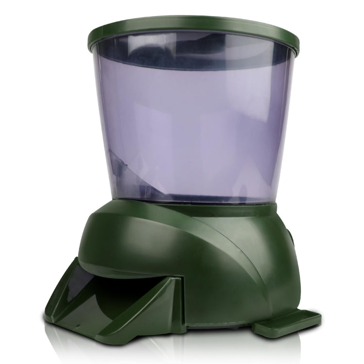 4.25L Aquarium Automatic Feeder Timing Dosing Fish Tank Pond Feeder - Green