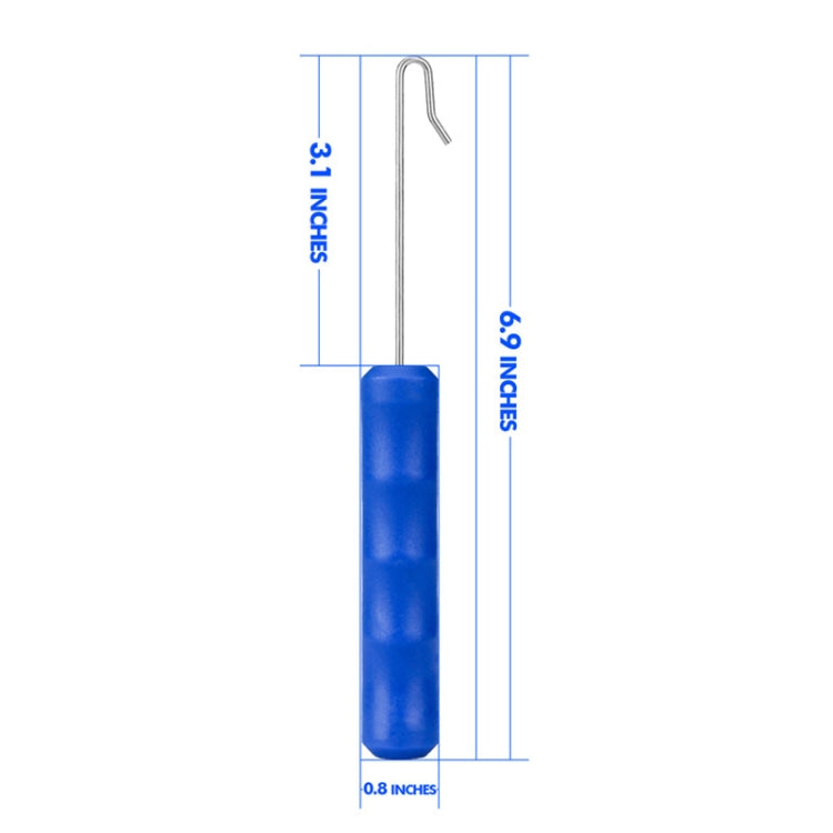 Hook Remover Fishing Bait Hook Removal Tool Multifunctional Hook Dehooker - Blue