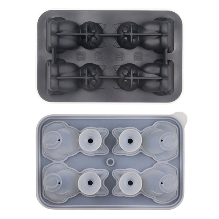 3D Cat Shape Bar Home Silicone Ice Mold Whiskey Ice Box