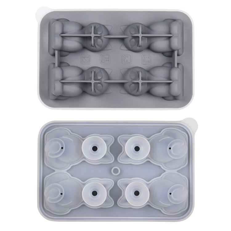 3D Cat Shape Bar Home Silicone Ice Mold Whiskey Ice Box