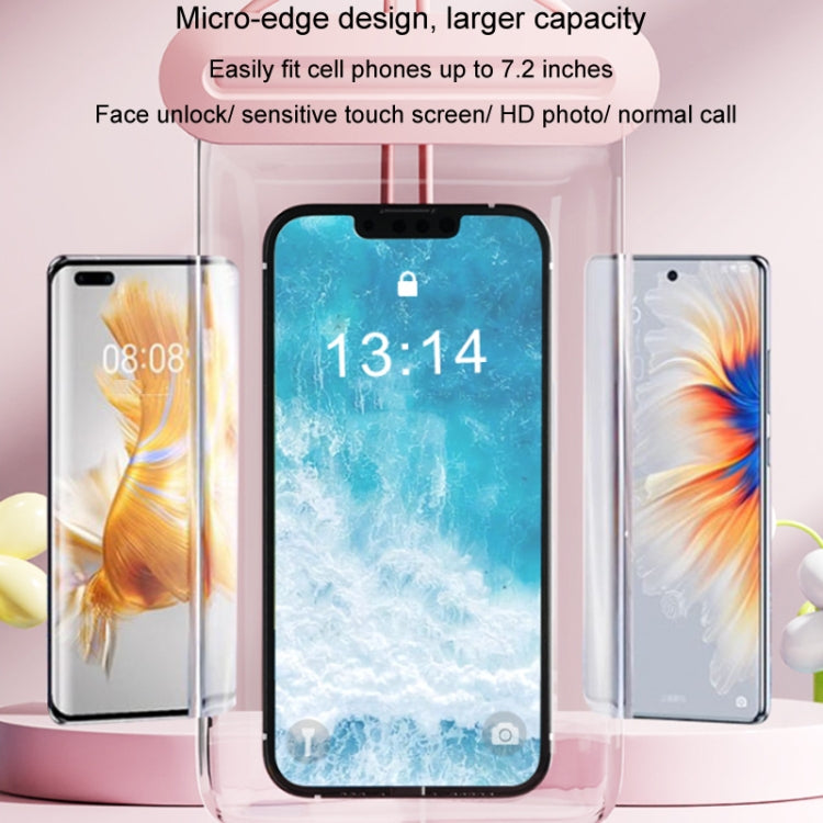TPU Transparent Mobile Phone Waterproof Bag Swimming Drifting Diving Phones Waterproof Protective Case