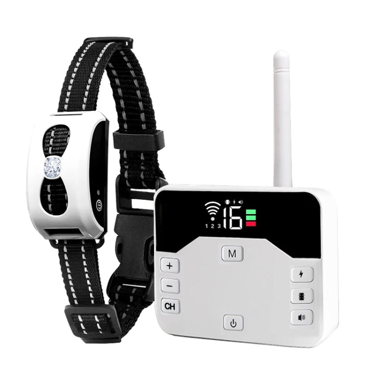 1 Drag 1 Pet Electronic Fence Wireless Stop Barker Outdoor Dog Collar Remote Control Dog Trainer