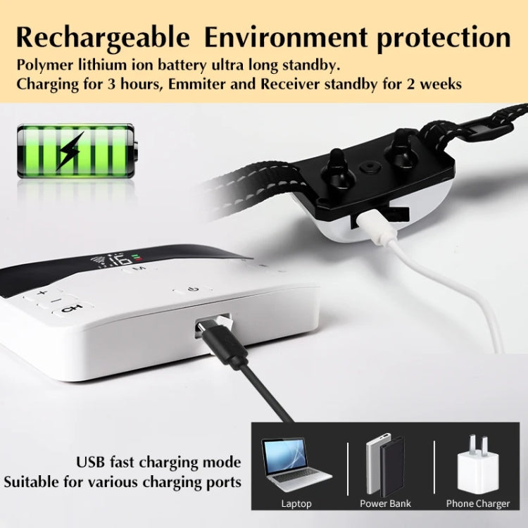 1 Drag 3 Pet Electronic Fence Wireless Stop Barker Outdoor Dog Collar Remote Control Dog Trainer