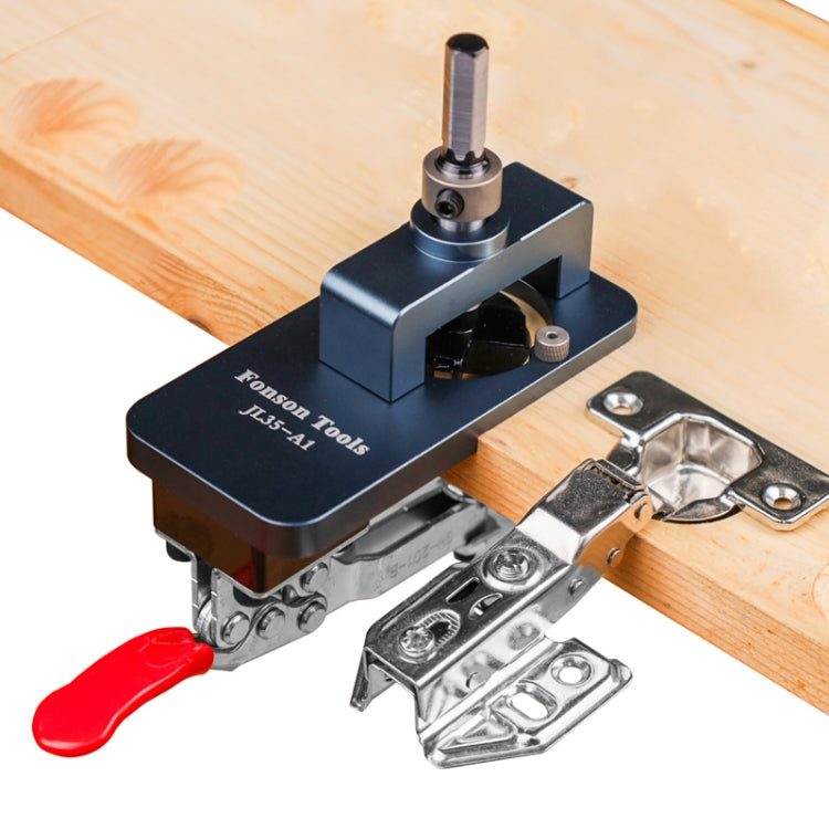 Fonson 35MM Hole Spacing Woodworking Cabinet Door Hinge Hole Opener - JL35-A1