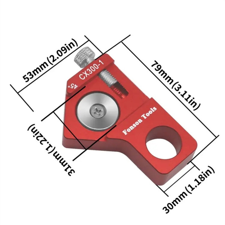 Fonson Woodworking Marking Square Ruler Measuring Tool - Main Body