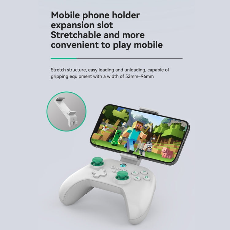 Z03 Wireless Bluetooth Game Controller For Switch / IOS / Android / PC / PS3 / PS4, Spec: Star White+Bracket