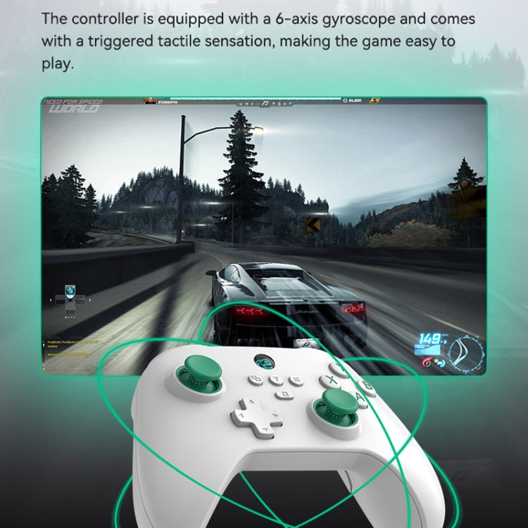 Z03 Wireless Bluetooth Game Controller For Switch / IOS / Android / PC / PS3 / PS4, Spec: White