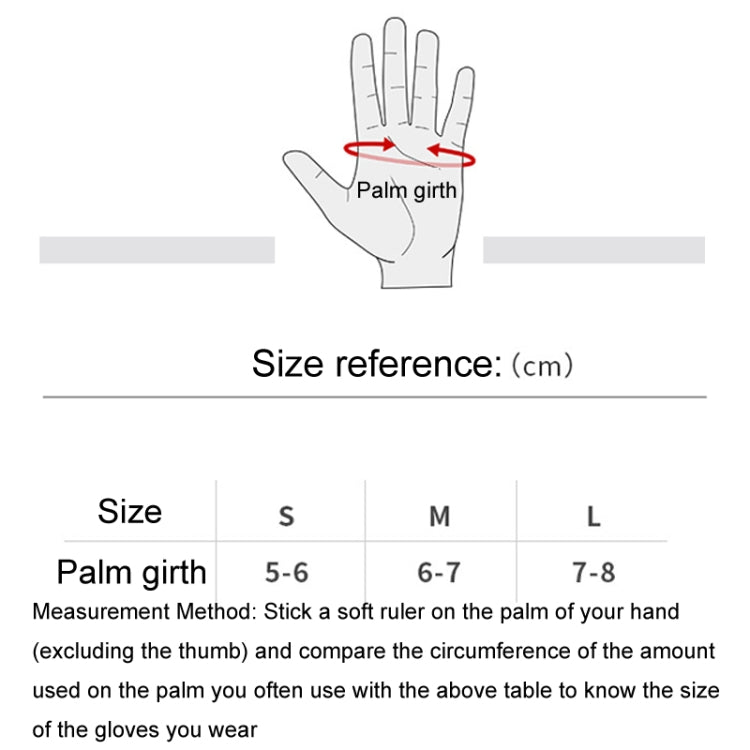 1pair Children Full Finger Breathable Anti-Fall Riding Gloves Outdoor Bicycle Protective Gloves, Size: L - Red And Black