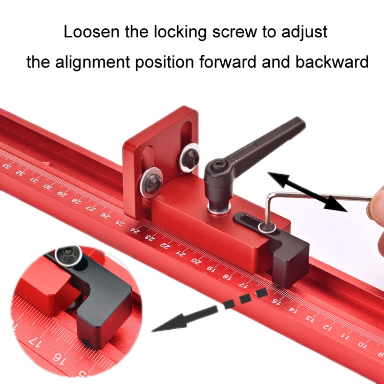 Woodworking Slide Backing Connector DIY Milling Flip Table - 45 Type